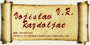 Vojislav Razdoljac vizit kartica